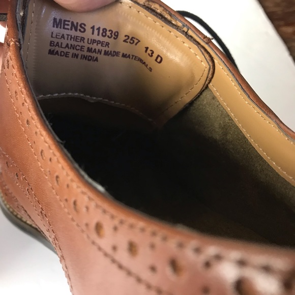 Florsheim wingtip Oxford shoes brown leather 13 main image 8